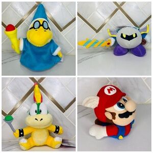 Nintendo super Mario plush flying Mario Magicoopa Kirby meta knights lemmy koopa